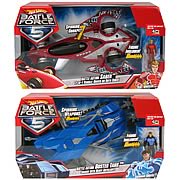 Hot Wheels Battle Force 5 Vehicle and Figure Case